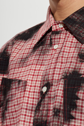 Alexander McQueen Camisa con efecto 'vintage'
