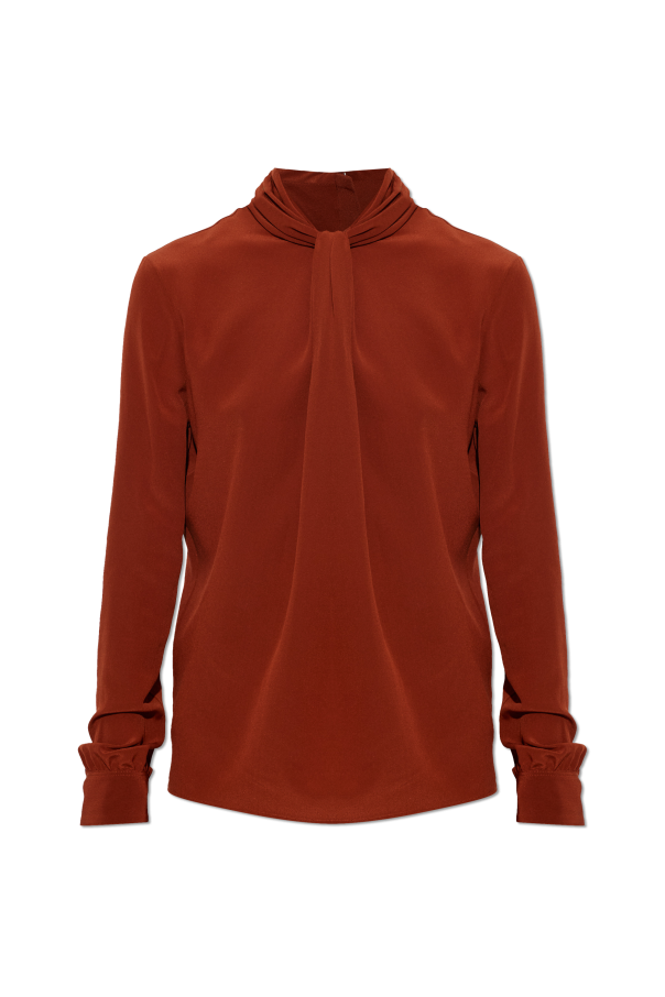 Silk top od Saint Laurent