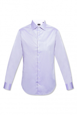 Emporio Core armani spread-collar cotton shirt