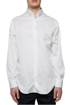 Giorgio flap-pocket armani Shirt with snap collar