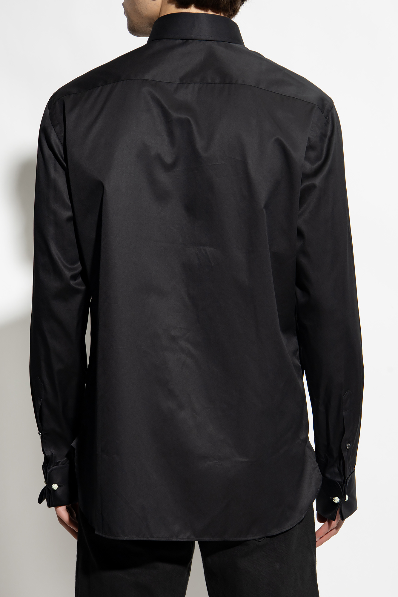 Giorgio armani item armani item EA7 Logo Series Svart t-shirt med stor logga