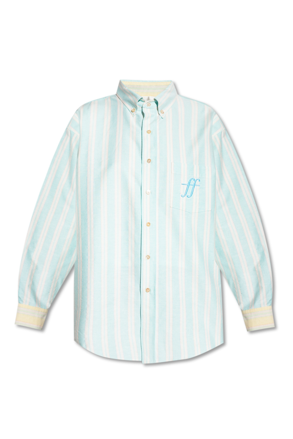 forte_forte Striped Blue shirt