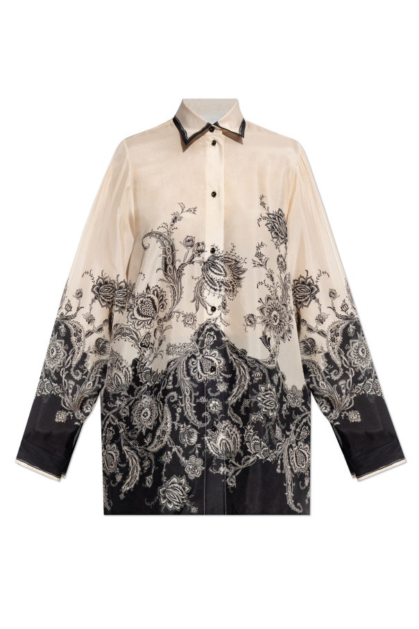 Silk shirt with print od Zimmermann