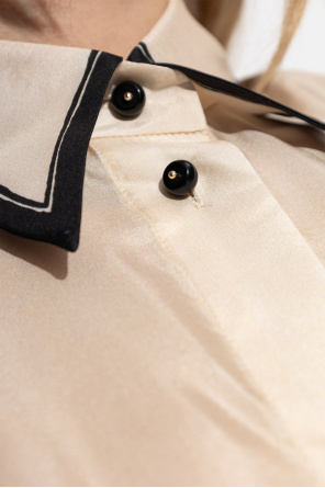 Zimmermann Camisa de seda con estampado