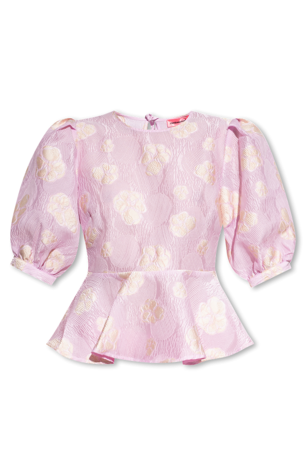 Custommade ‘Sheena’ top with floral motif