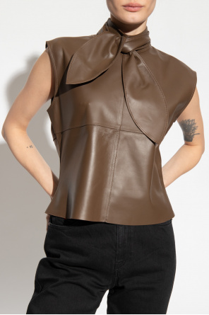 Custommade ‘Unni’ leather top