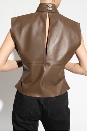 Custommade ‘Unni’ leather top