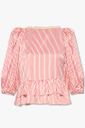 Thom Browne Kids stripe-print cotton shirt