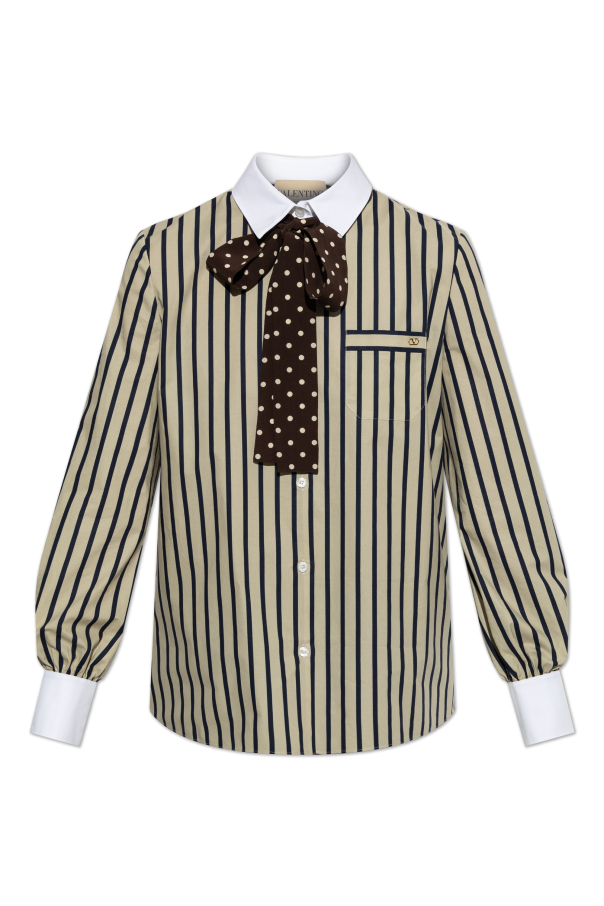Shirt with scarf od Valentino Garavani