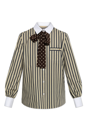Bluse mit Halstuch