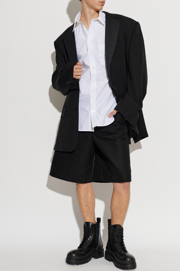 Balenciaga Hemd mit Logo