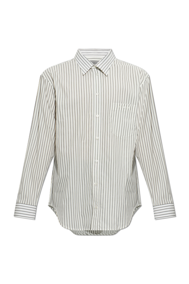 Balenciaga Striped Button-Up Shirt
