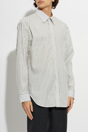 Balenciaga Striped Button-Up Shirt