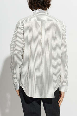 Balenciaga Striped Button-Up Shirt