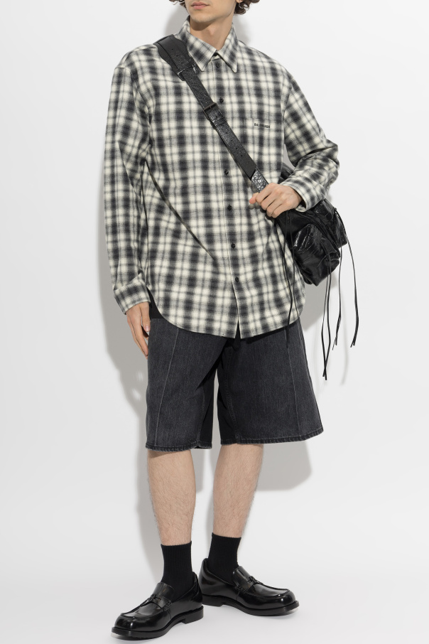 Balenciaga Camisa com logótipo bordado