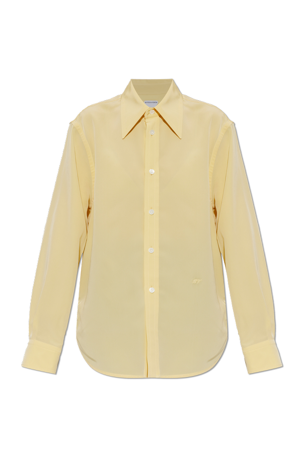 Shirt with embroidered logo od Bottega Veneta