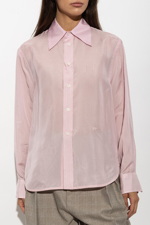 Bottega Veneta Camisa con estampado de rayas