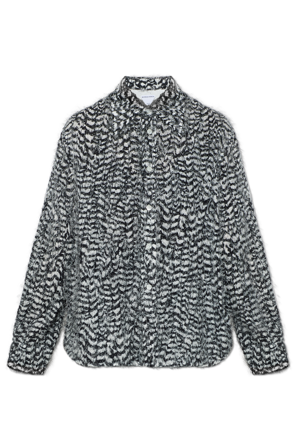 Abstract-pattern shirt od Bottega Veneta