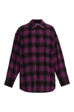 Wool Plaid Shirt by Balenciaga
