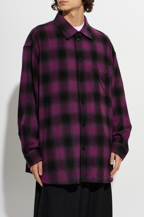 Balenciaga Wool Plaid Shirt by Balenciaga