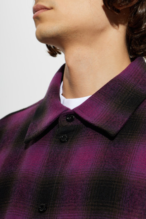 Balenciaga Wool Plaid Shirt by Balenciaga