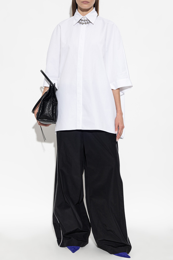 Balenciaga Koszula typu ‘oversize’ bez rękawów
