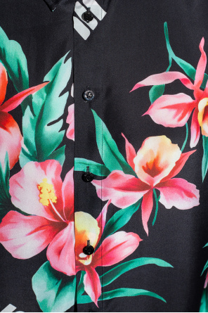 Moschino Floral Langarm-T-Shirt shirt
