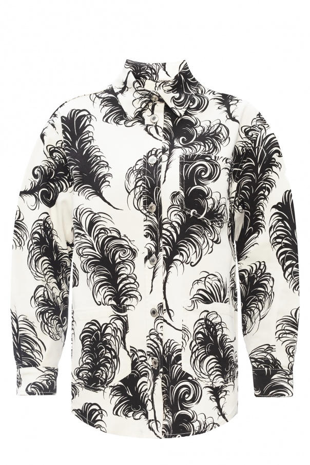 Moschino Patterned denim shirt