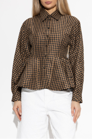 Ganni Peplum shirt