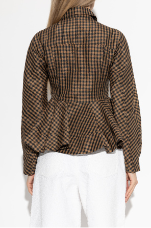 Ganni Peplum shirt