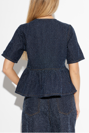 Ganni Denim top