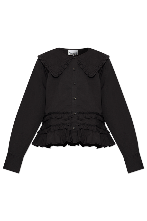 Top with ruffles od Ganni