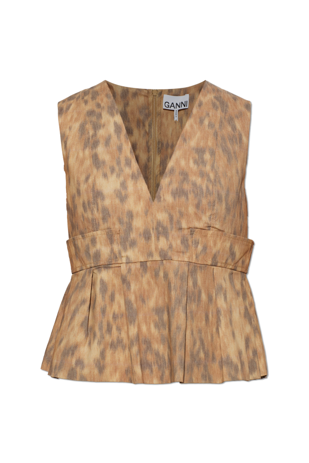 V-neck top od Ganni