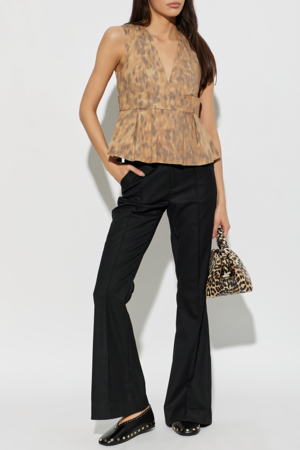 Ganni V-neck top