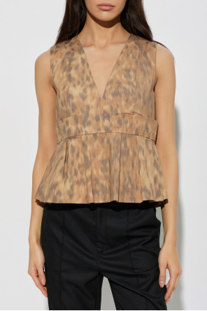 Ganni V-neck top