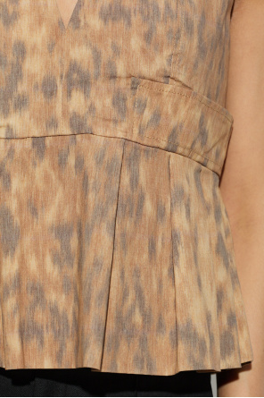 Ganni V-neck top