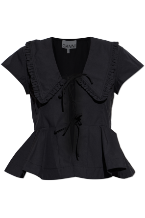 Top with peplum