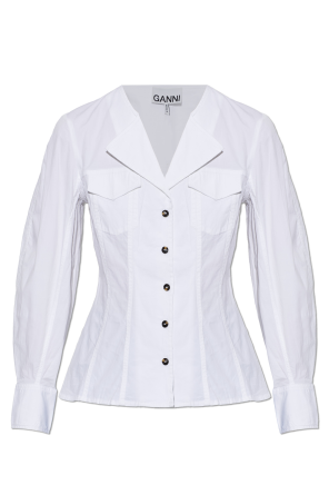 Shirt with decorative flaps