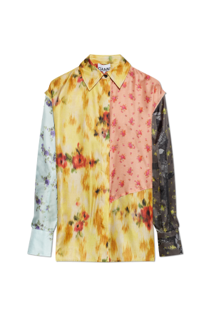 Camisa de seda con acabado sin rematar