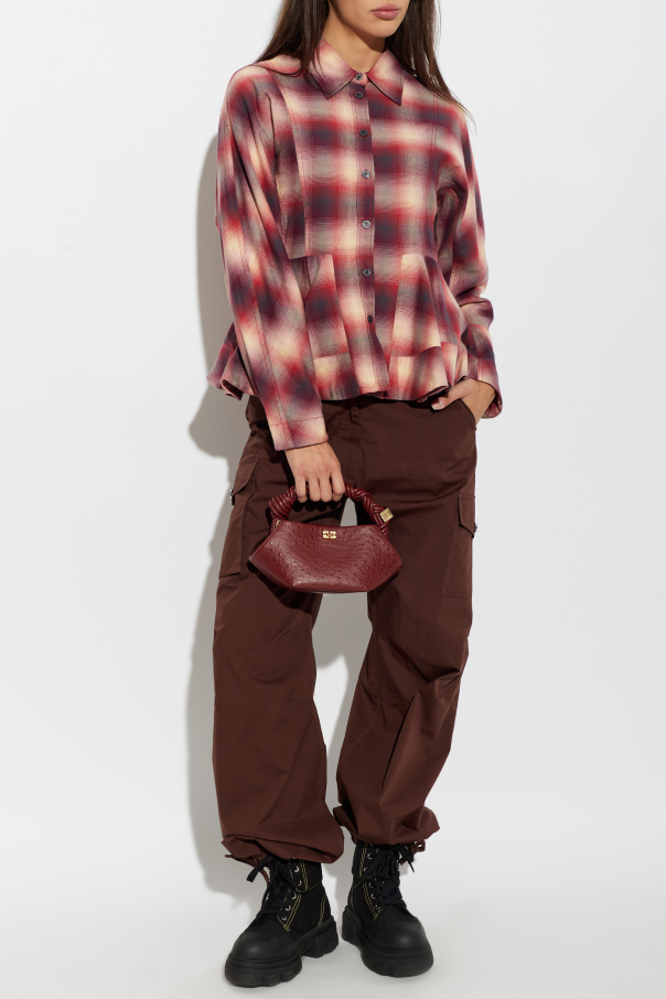 Ganni Peplum shirt