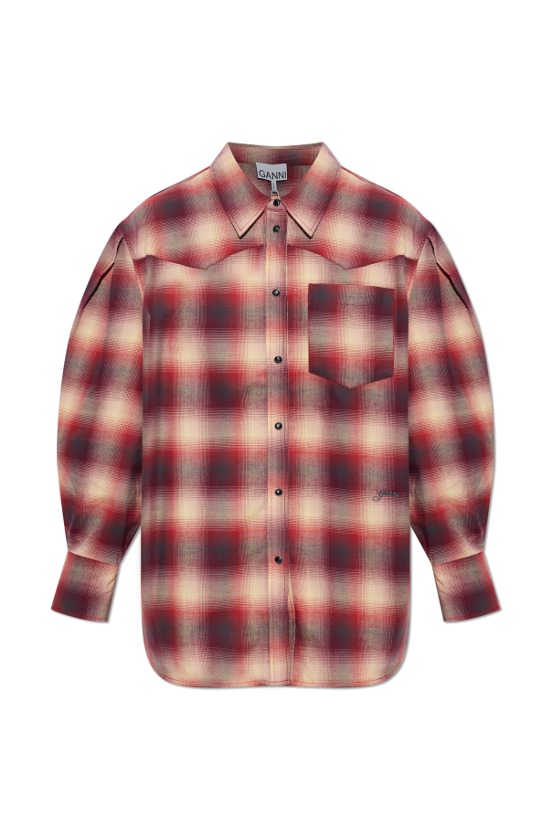 Checked pattern shirt od Ganni