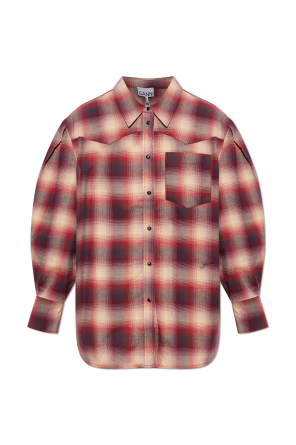 Checked pattern shirt