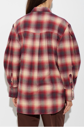 Ganni Plaid-patterned shirt