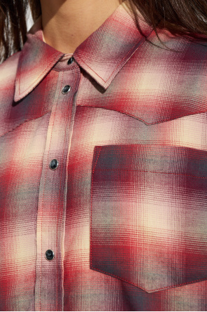 Ganni Plaid-patterned shirt