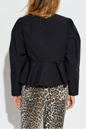 Ganni Peplum top