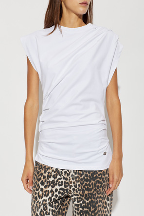 Ganni Top with decorative darts