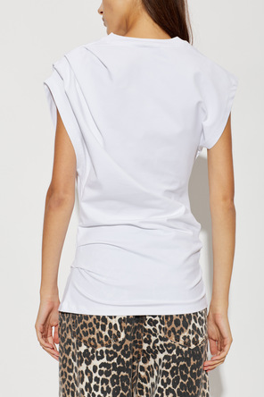 Ganni Top with decorative darts