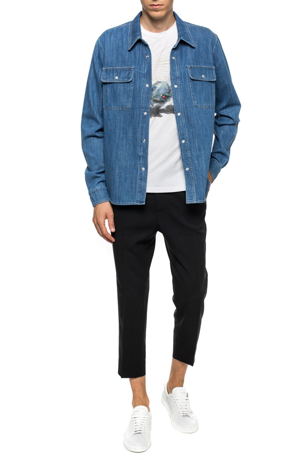 ami alexandre mattiussi denim jacket