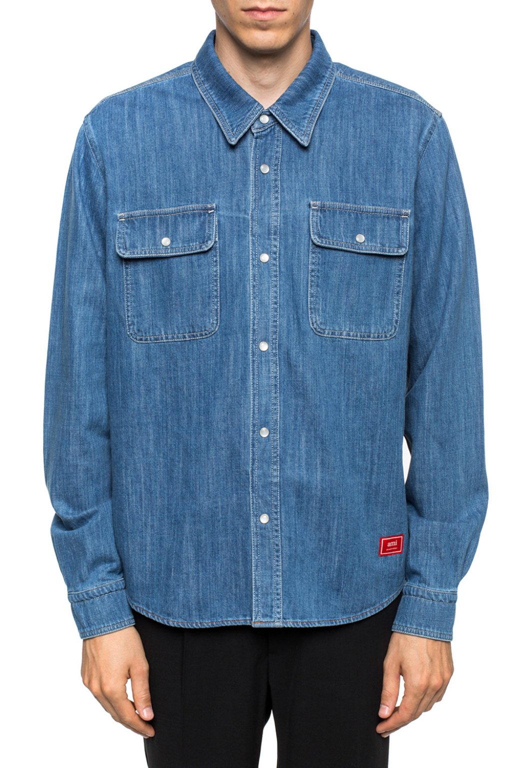 ami alexandre mattiussi denim jacket