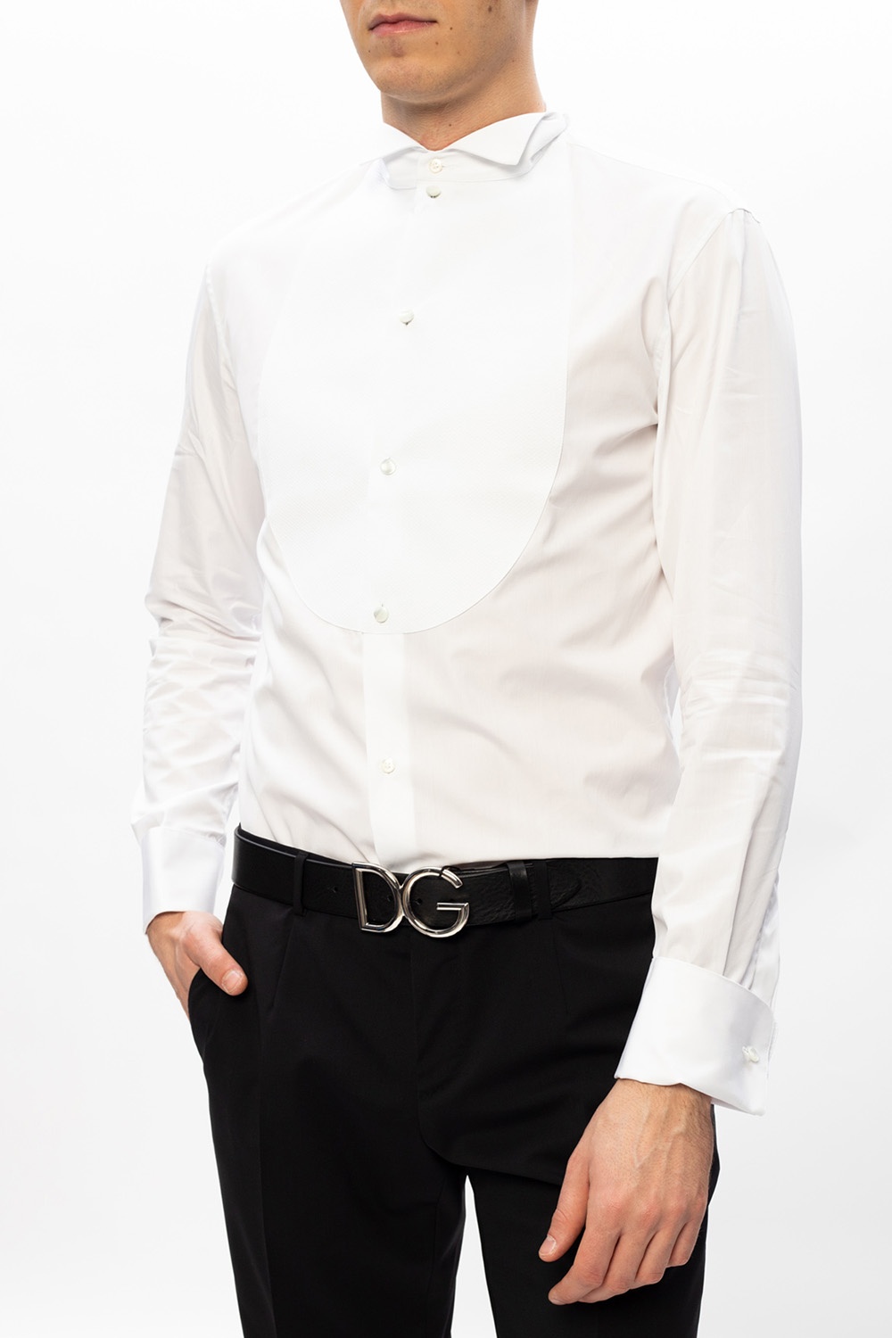 White Tuxedo shirt Emporio Armani - Vitkac GB